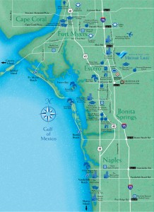 Top 5 Golf Communities in Southwest Florida - Map of Miromar Lakes Golf Club